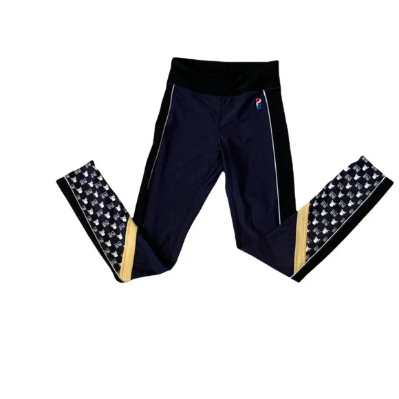 P.E Nation Soulcycle Side To Side Skull Leggings size XS - Picture 4 of 10